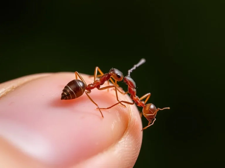 Ants Coming Out of Finger: Spiritual Meaning and Significance