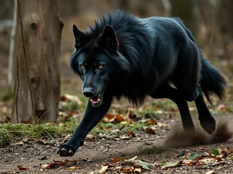 Black Wolf Chasing Me Spiritual Meaning: Unlocking the Mysteries of this Powerful Totem