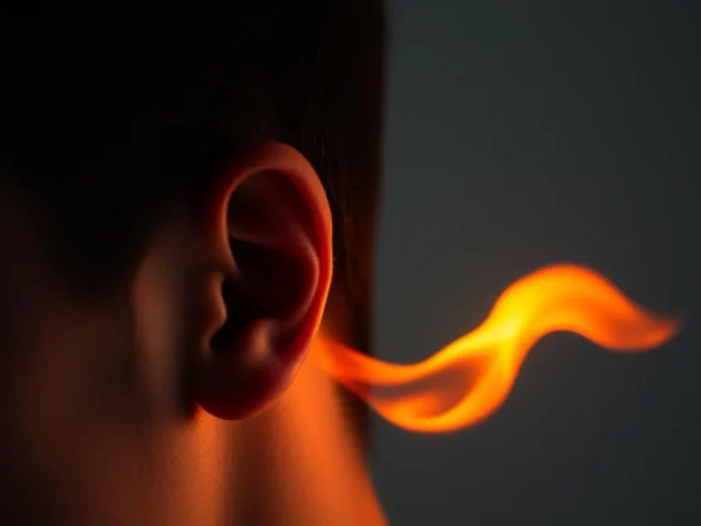 Burning Right Ear Spiritual Meaning: Unlocking the Mysteries of Intuition and Connection