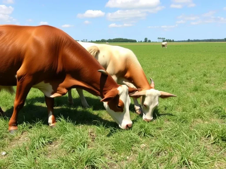 Cows Eating Grass: Unlocking the Spiritual Meaning