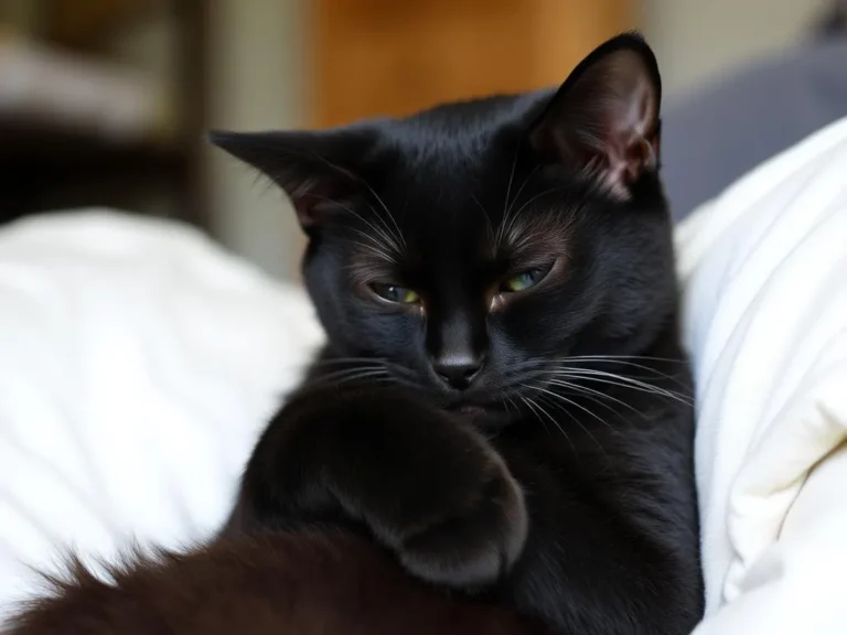 Cuddling a Black Cat: Spiritual Meaning and Mystical Connections