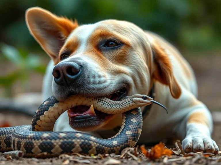 The Profound Spiritual Meaning of ‘Dog Eating a Snake’