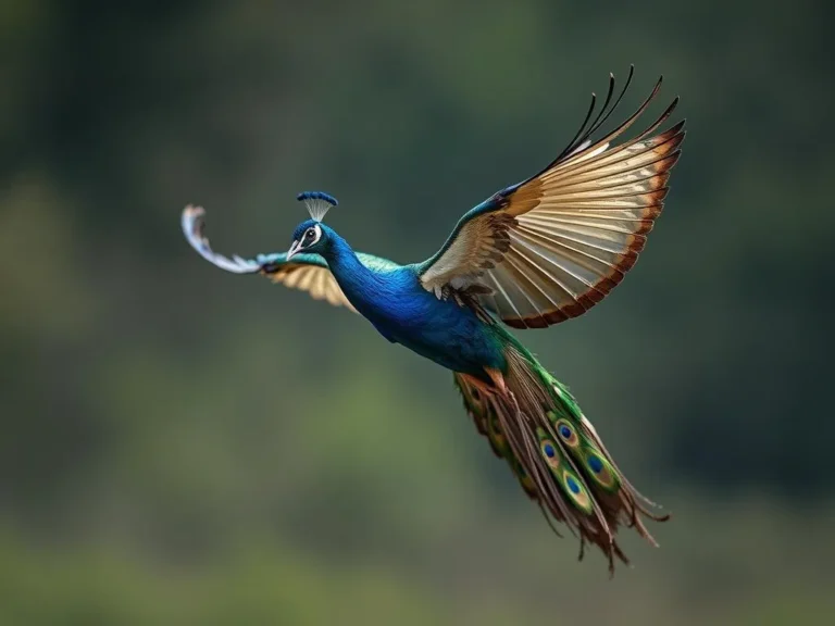 Flying Peacock Spiritual Meaning: Unlocking the Secrets of Transformation and Renewal