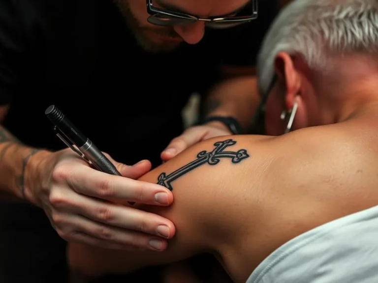 Getting Cross Tattoo Spiritual Meaning: Exploring the Sacred Symbol