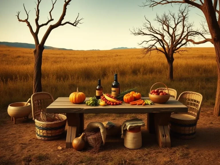 Harvest Table Spiritual Meaning: Connecting with the Rhythm of Life