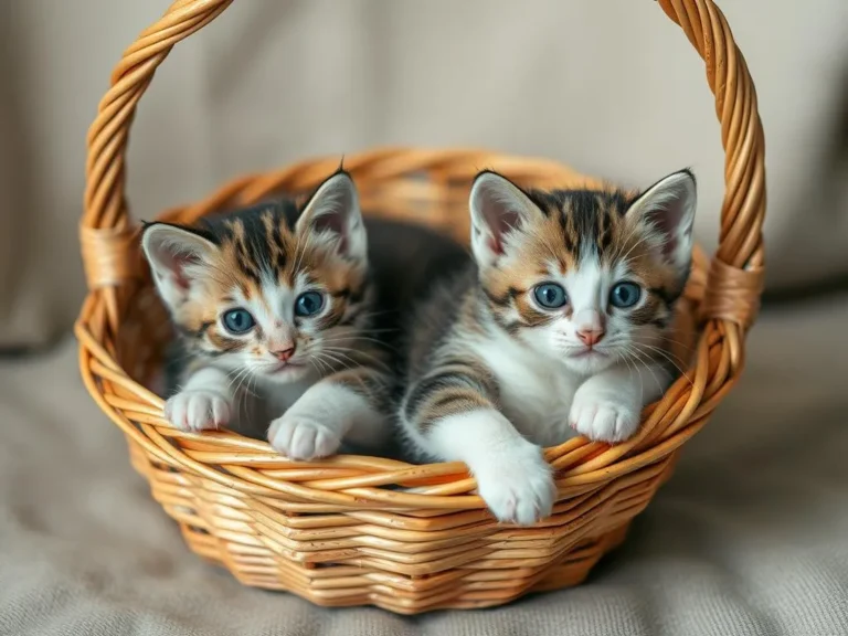 Kittens in a Basket: Unlocking the Spiritual Meaning Behind the Adorable Imagery