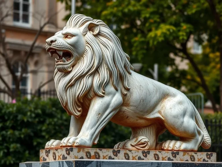 Lion Statue Spiritual Meaning: Unlocking the Majestic Power Within