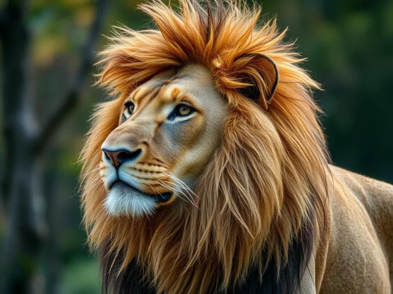 The Majestic Male Lion: Unveiling its Spiritual Meaning