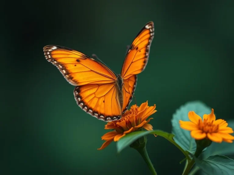 Orange Butterfly Spiritual Meaning: A Transformative Journey of the Soul