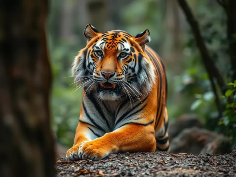 Saw a Tiger: Unlocking the Spiritual Meaning Behind the Majestic Encounter