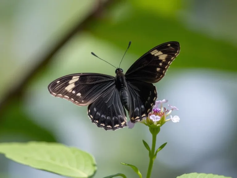 Seeing a Black Butterfly: Unlocking the Spiritual Meaning