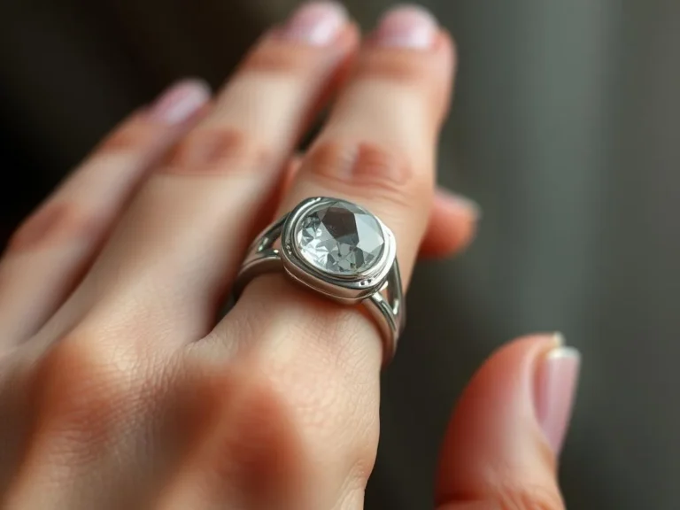 Silver Ring on Finger: Spiritual Meaning and Significance