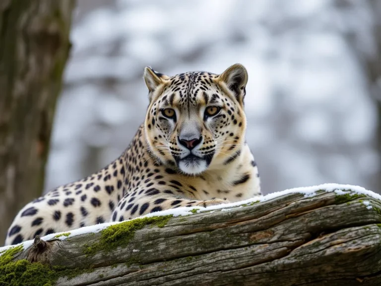 The Mystical Snow Leopard: Unlocking the Spiritual Meaning of this Majestic Creature