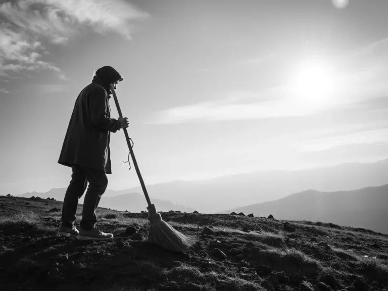 Someone with a Broom: Spiritual Meaning and Significance