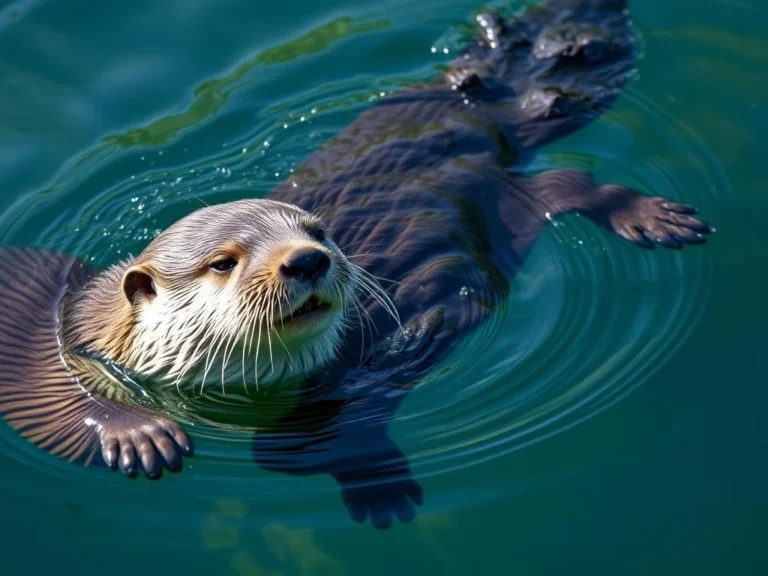 Swimming with Otter: Unlocking the Spiritual Meaning of this Enchanting Experience