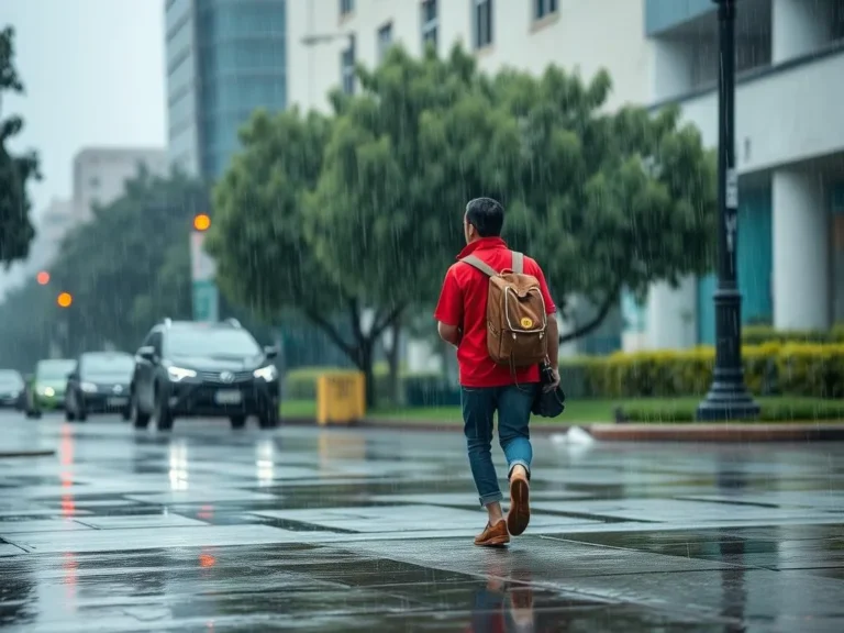 Walking in Rain: Unlocking the Spiritual Meaning of Nature’s Gentle Embrace