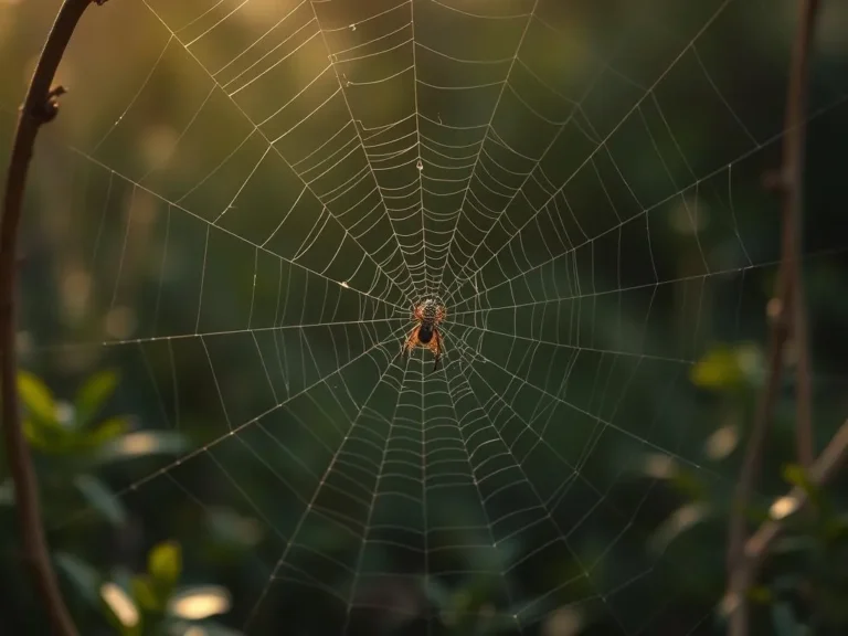 Walking into a Spider Web: Spiritual Meaning and Insights