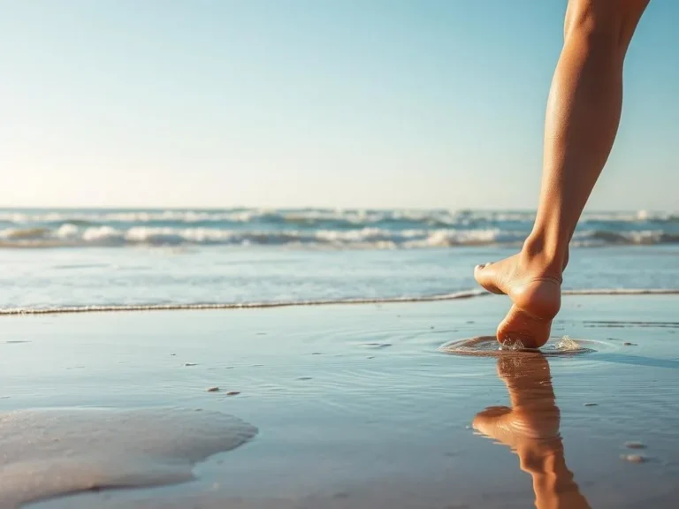 Walking on Wet Sand: A Spiritual Journey of Reflection and Connection