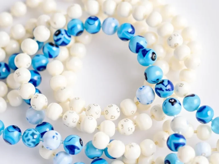 White and Blue Beads: Unlocking the Spiritual Significance