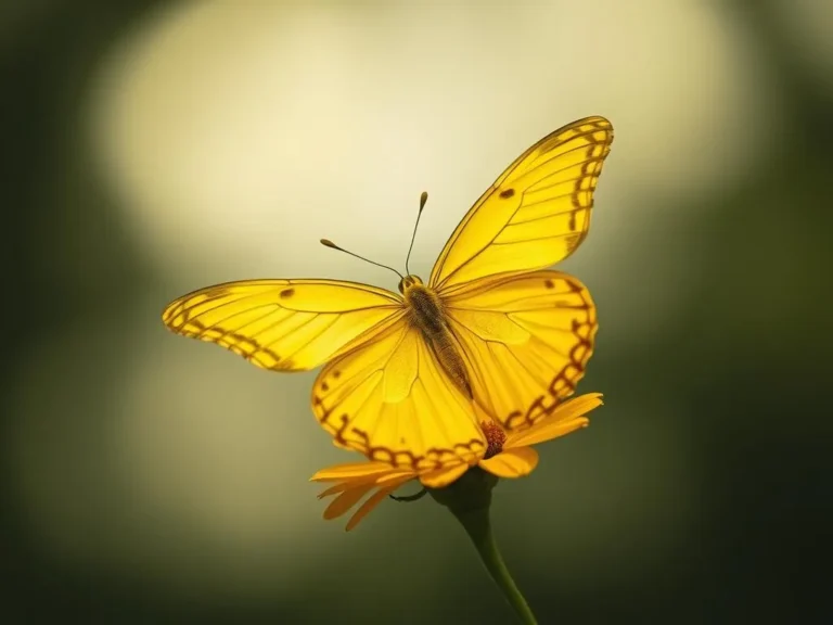 Yellow Butterfly Spiritual Meaning: Embracing the Divine Transformation